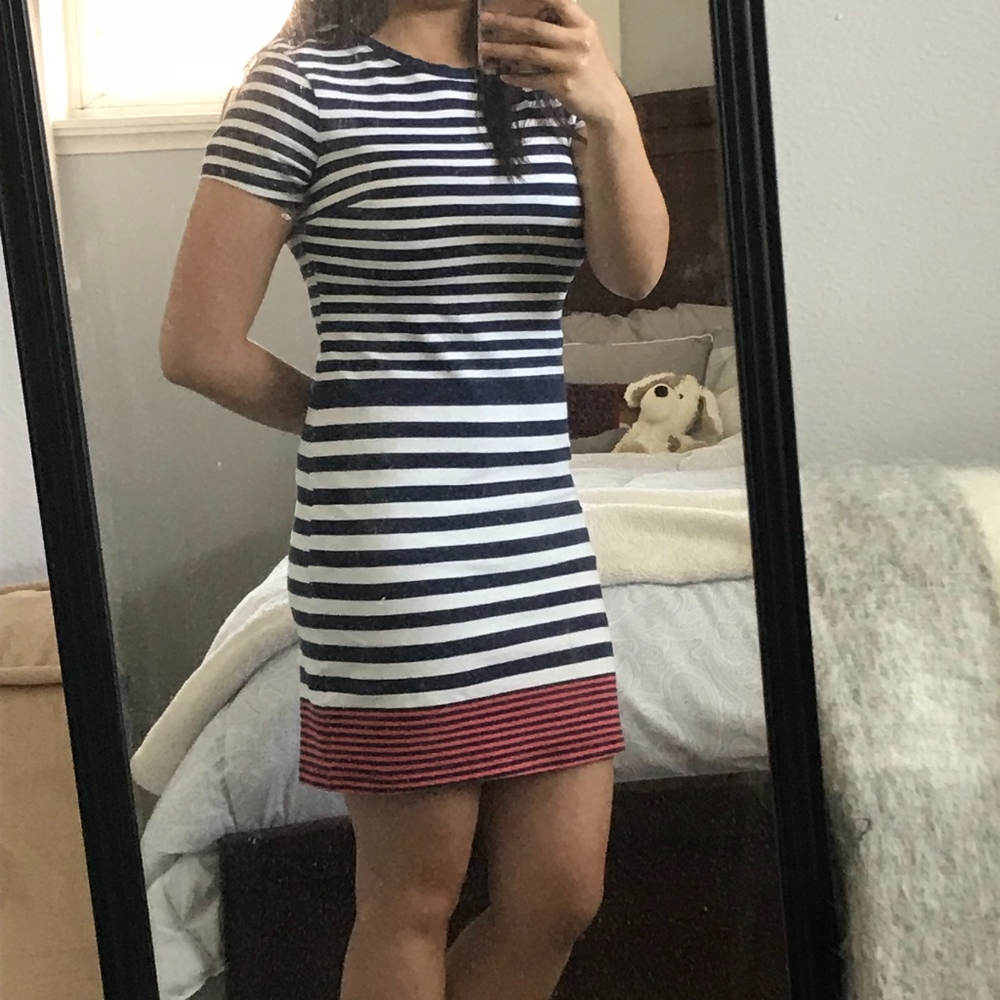 [3/$15] Old Navy Fitted Striped Dress